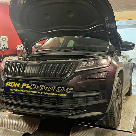 Conversion flexfuel sur une Skoda de Podensac