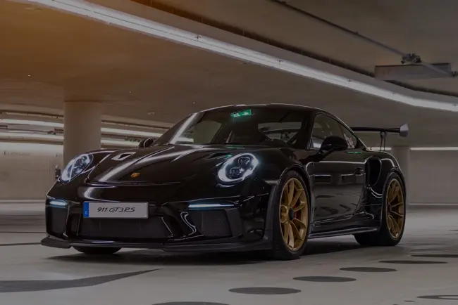 Porsche 911 GT3 RS noire, ADN Performance Perpignan